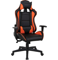 Кресло Brabix GT Racer GM-100 черный/оранжевый