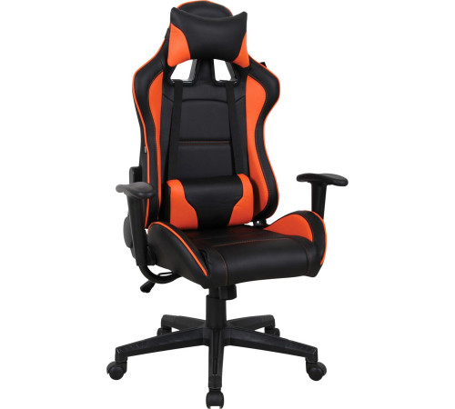 Кресло Brabix GT Racer GM-100 черный/оранжевый