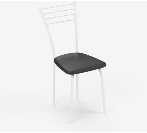 Стул Mio Tesoro Сигма черный/белый