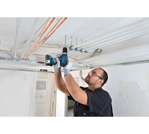 Ударная дрель-шуруповерт Bosch GSB 18V-65 Professional 06019N3100 с 2-мя АКБ, кейс