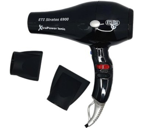 Фен ETI Stratos 6900 Xtrapower Ionic черный