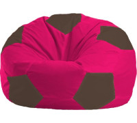 Кресло-мешок Flagman Мяч Стандарт М1.1-372 малиновый/коричневый