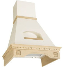 Кухонная вытяжка Elikor Бельведер Флореале 60П-650-П3Д бежевый/дуб неокрашенный 943805