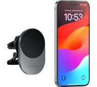 Держатель для смартфона Satechi Qi2 Wireless Car Charger 15W серый космос
