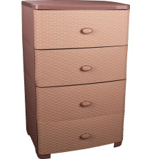 Комод Альтернатива Плетенка какао М4061