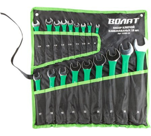 Набор ключей Волат 13380-18 18 предметов
