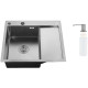 Кухонная мойка РМС MRK-5851BL-L с дозатором