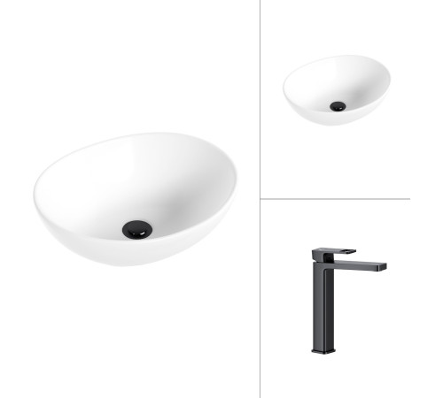 Умывальник Lauter 21652 + Cascade 21СК0655BS