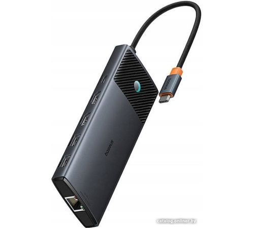Док-станция Baseus Metal Gleam Series II 10-in1 USB Hub B00061800123-00