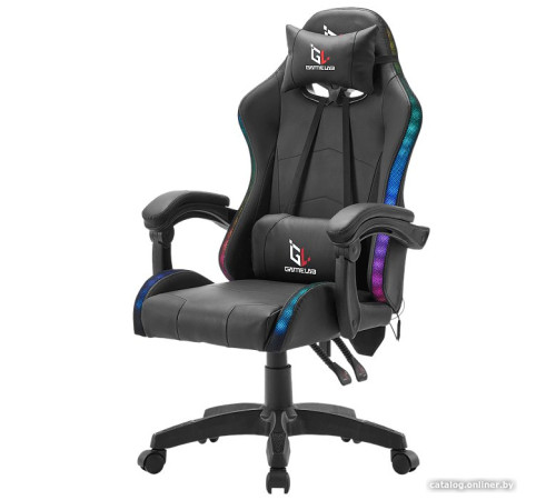 Игровое геймерское кресло GameLab Tetra RGB GL-415 черный