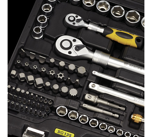 Универсальный набор инструментов Berger BG135-1214 135 предметов