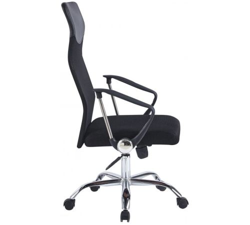 Кресло Situp Flay chrome сетка black/black