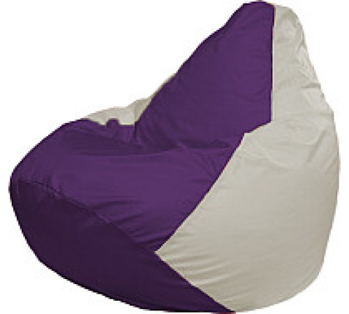 Кресло-мешок Flagman Груша Медиум XL Г1.1-36 фиолетовый/белый