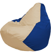 Кресло-мешок Flagman Груша Макси Г2.1-139 синий/бежевый