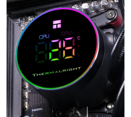 Система жидкостного охлаждения для процессора Thermalright Frozen Magic 360 Digital ARGB V2 черный