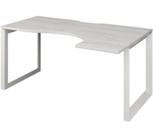 Стол Программа Техно Аргентум-МП НТМП.О-040 правый сосна винтер/белый