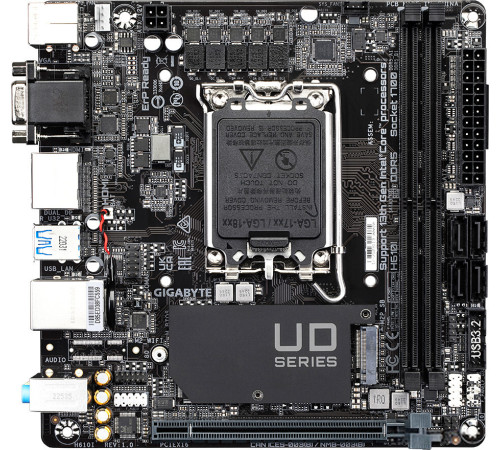 Материнская плата Gigabyte H610I rev. 1.0