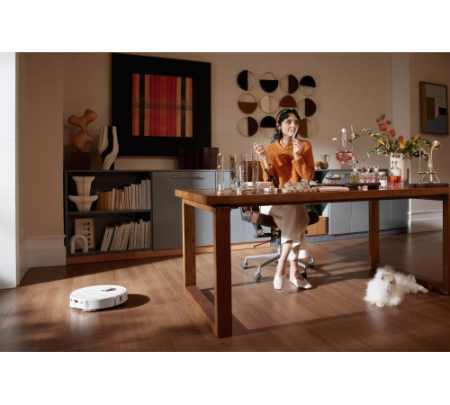 Робот-пылесос Roborock Qrevo L QRL02-02 с русской озвучкой, белый