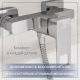 Смеситель Lauter Cascade 21СК9615C с лейкой Fleur 21S00126