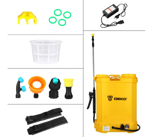 Аккумуляторный опрыскиватель Deko DKSP10 065-0954 16 л