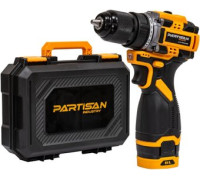 Дрель-шуруповерт Partisan AD-1660BL с 2-мя АКБ, кейс