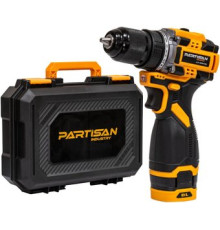 Дрель-шуруповерт Partisan AD-1660BL с 2-мя АКБ, кейс