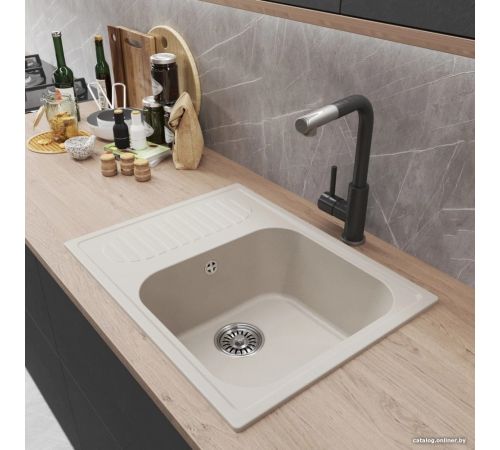 Кухонная мойка Mixline ML-GM18 551974 белый