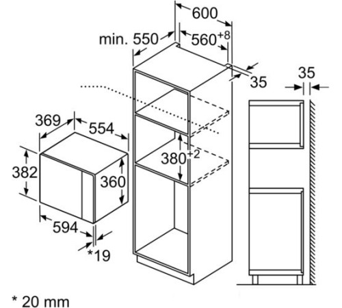 Микроволновая печь Bosch BEL554MS0