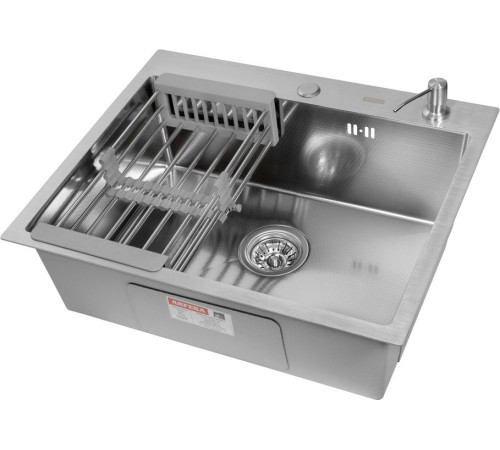 Кухонная мойка ARFEKA ECO AR мойка 600*500, коландер, дозатор SATIN DECOR