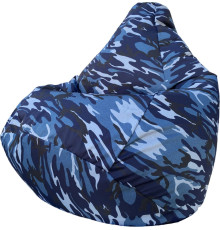Кресло-мешок Flagman Груша Макси Г2.7-20 синий камуфляж