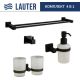 Набор аксессуаров для ванной Lauter 21SH6082 + 21SH6172 + 21SH6092 + 21SH6022 Matt Black, 4 предмета
