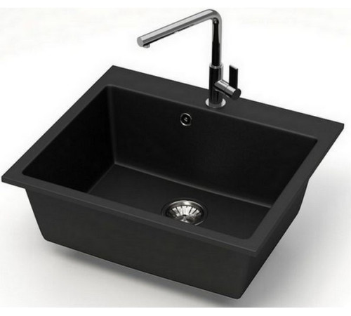 Кухонная мойка MARRBAXX Карельский камень модель 44/Q4 F044Q004 черный