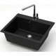 Кухонная мойка MARRBAXX Карельский камень модель 44/Q4 F044Q004 черный