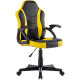 Игровое геймерское кресло Brabix GM-203 черный/желтый