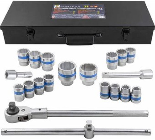 Универсальный набор инструментов Sigmatool 6212-9 21 предмет