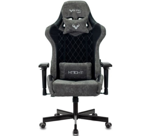 Игровое геймерское кресло Zombie Viking 7 Knight ткань/экокожа, черный
