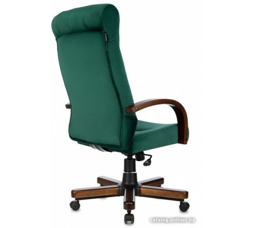 Офисное кресло Бюрократ T-9928WALNUT Fabric зеленый Italia Green/дерево