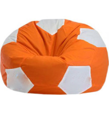 Кресло-мешок Flagman Мяч Стандарт М1.1-09 оранжевый/белый