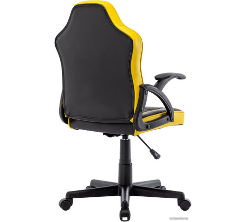 Игровое геймерское кресло Brabix GM-203 черный/желтый