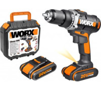 Дрель-шуруповерт Worx WX183.1 с 2-мя АКБ, кейс