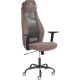 Офисное кресло TetChair Aviator PLT metalBL ткань, светло-коричневый/серый, KUB 03/W-12