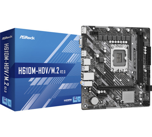 Материнская плата ASRock H610M-HDV/M.2 R2.0