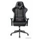 Игровое геймерское кресло Zombie Viking 5 Aero Black Edition искусственная кожа черный