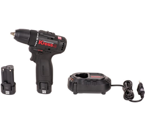 Дрель-шуруповерт Kress KU202.1 с 2-мя АКБ, кейс
