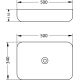 Умывальник Lauter 21487-50 + Cascade 21СК0655BS с сифоном 21635B черный матовый