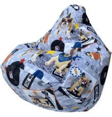 Кресло-мешок Flagman Груша Макси Г2.4-101 Бульдог А01