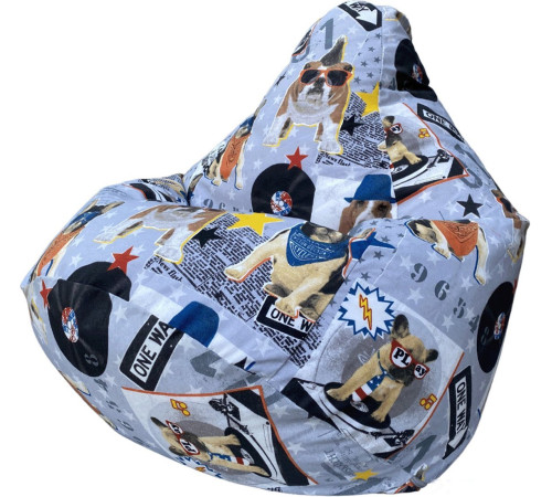 Кресло-мешок Flagman Груша Макси Г2.4-101 Бульдог А01