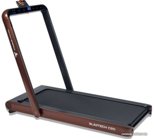 Электрическая беговая дорожка Titanium Masters Slimtech C20 коричневый