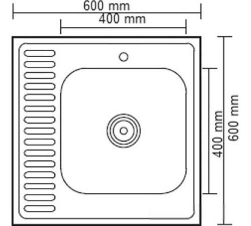 Кухонная мойка Ledeme L66060-R