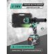 Ударная дрель-шуруповерт Zitrek Green Impact 18V 063-4046 с 2-мя АКБ, кейс